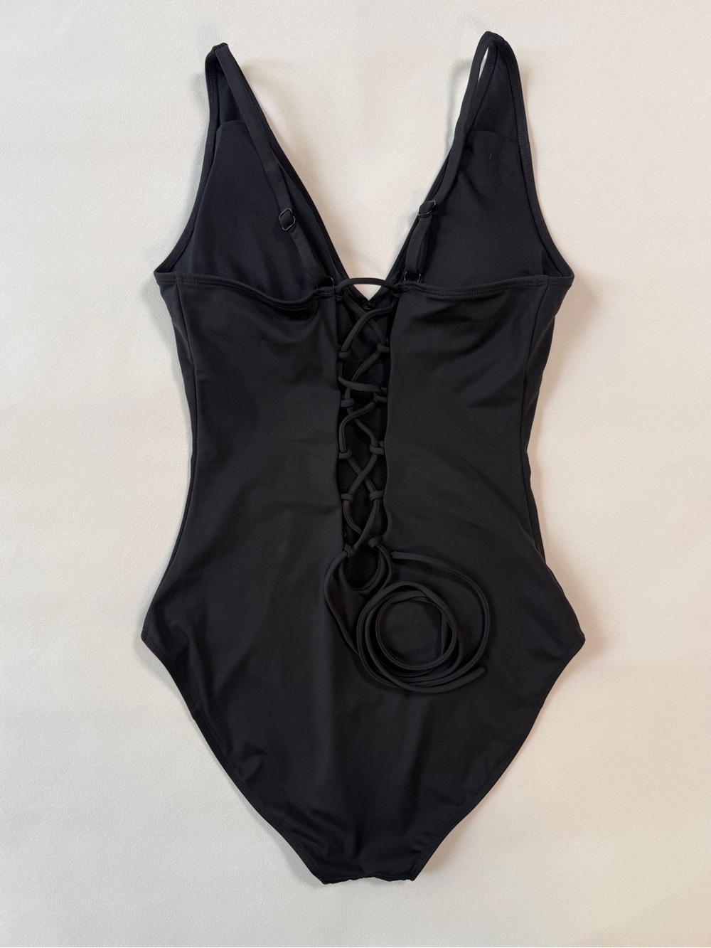 Ta3 Mega Sculpting Plungey One-Piece Swimsuit - Black - Picture 4 of 8